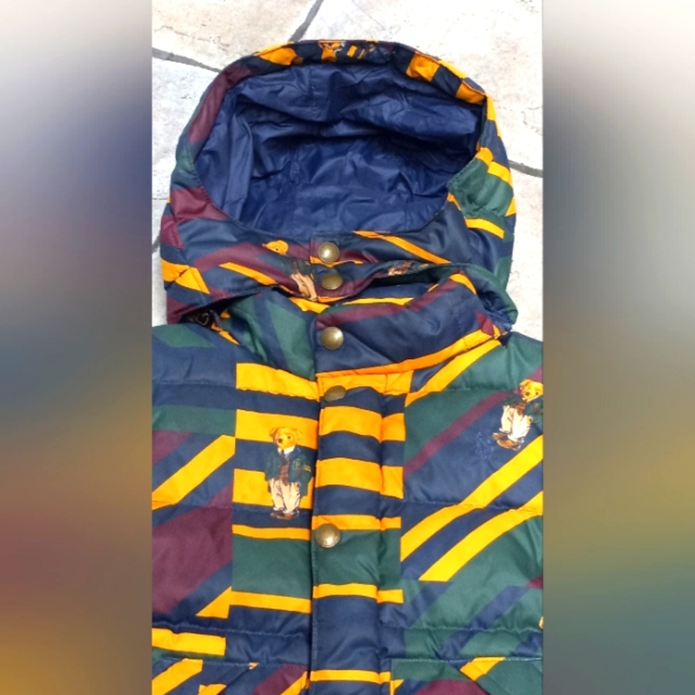 Winter Baby Jacket w/ removable hood + zipper & snaps